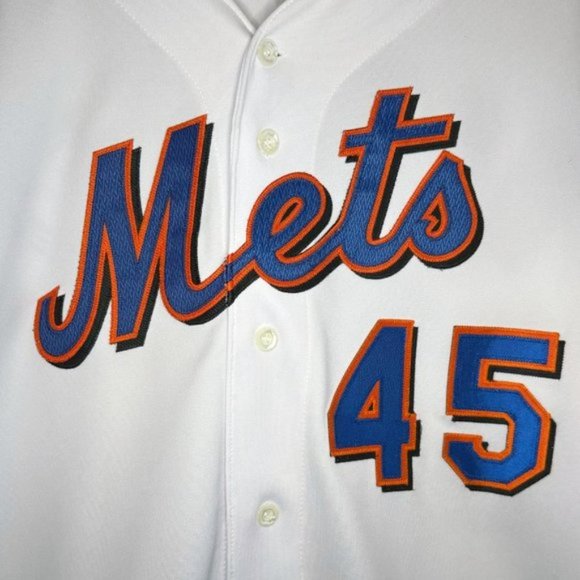 ***SOLD*** Retro New York Mets Martinez 45 Home White Baseball Jersey - Picture 3 of 8